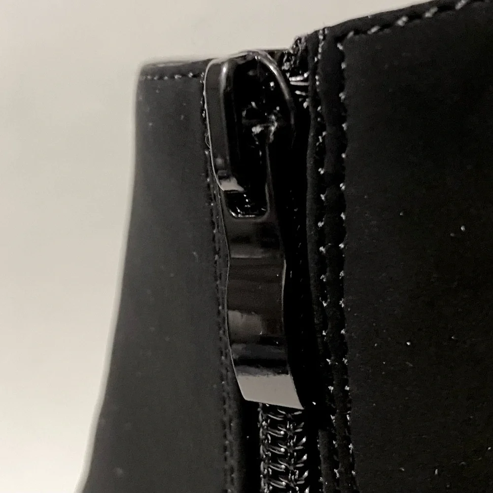 Kid’s Black Dressy Heeled Ankle Boots (Worn Only Once)